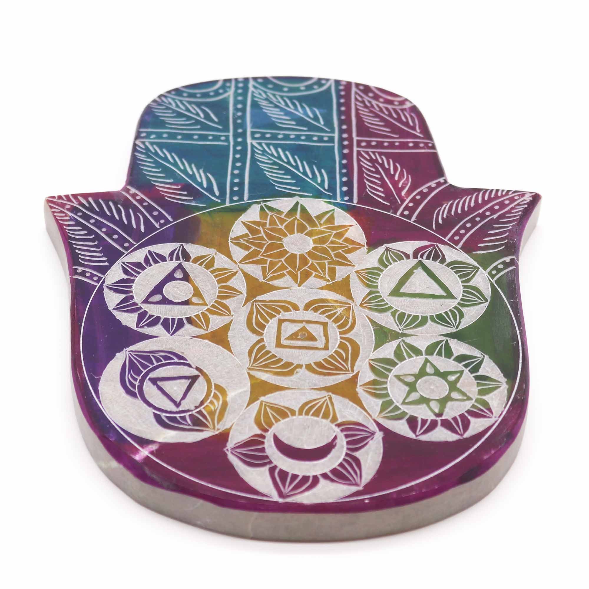 Portaincienso Hamsa 7 Chakras Grande