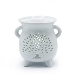 Quemador aromático Árbol de la vida – Blanco