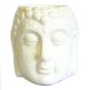 Quemador aromático Buda Blanco