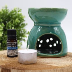 Quemador aromático cerámico Árbol de la vida – Azul - Imagen 4