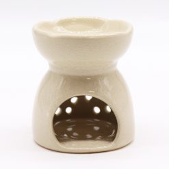 Alternative view of Quemador aromático cerámico Árbol de la vida – Crema