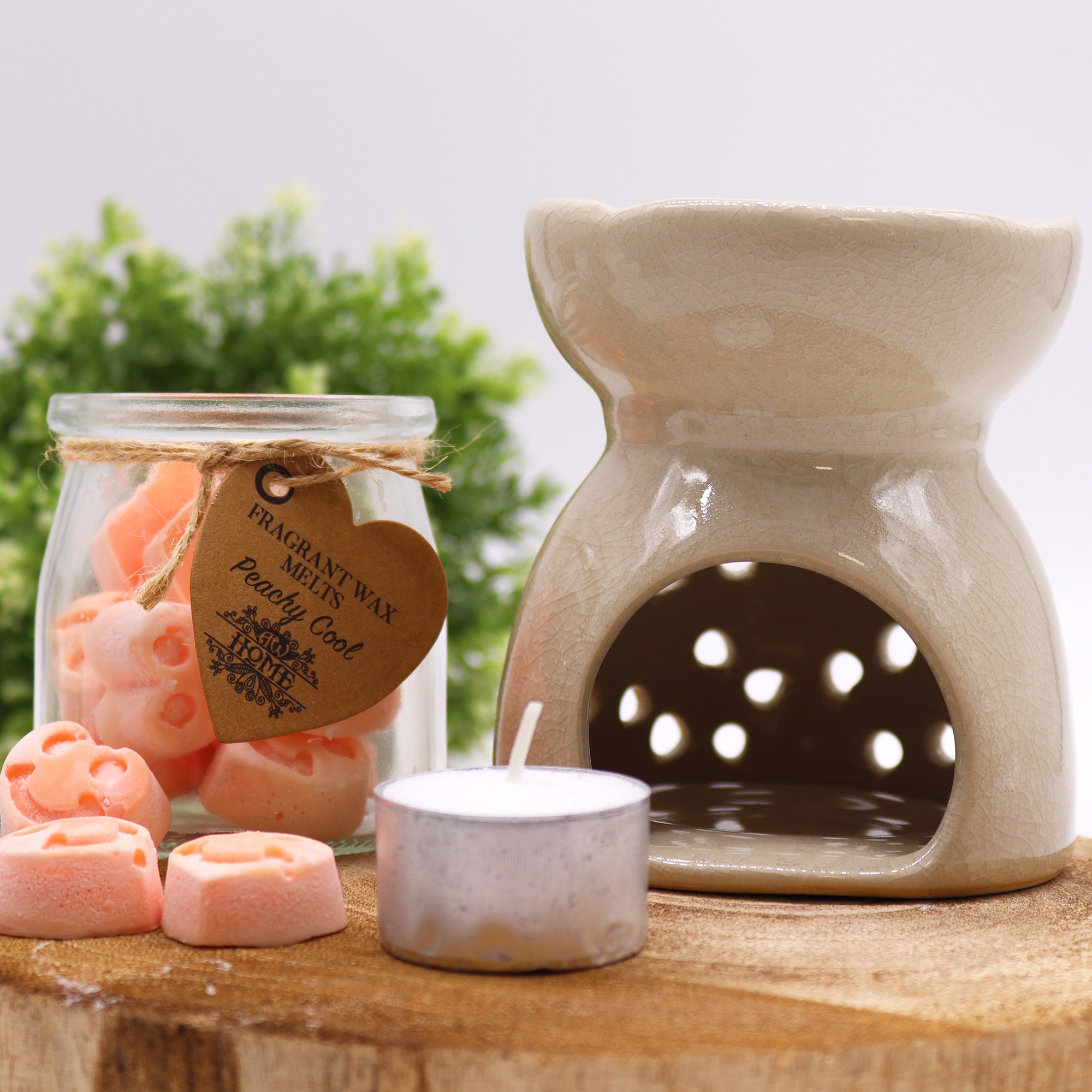 Quemador aromático Árbol de la Vida Crema - Imagen 4