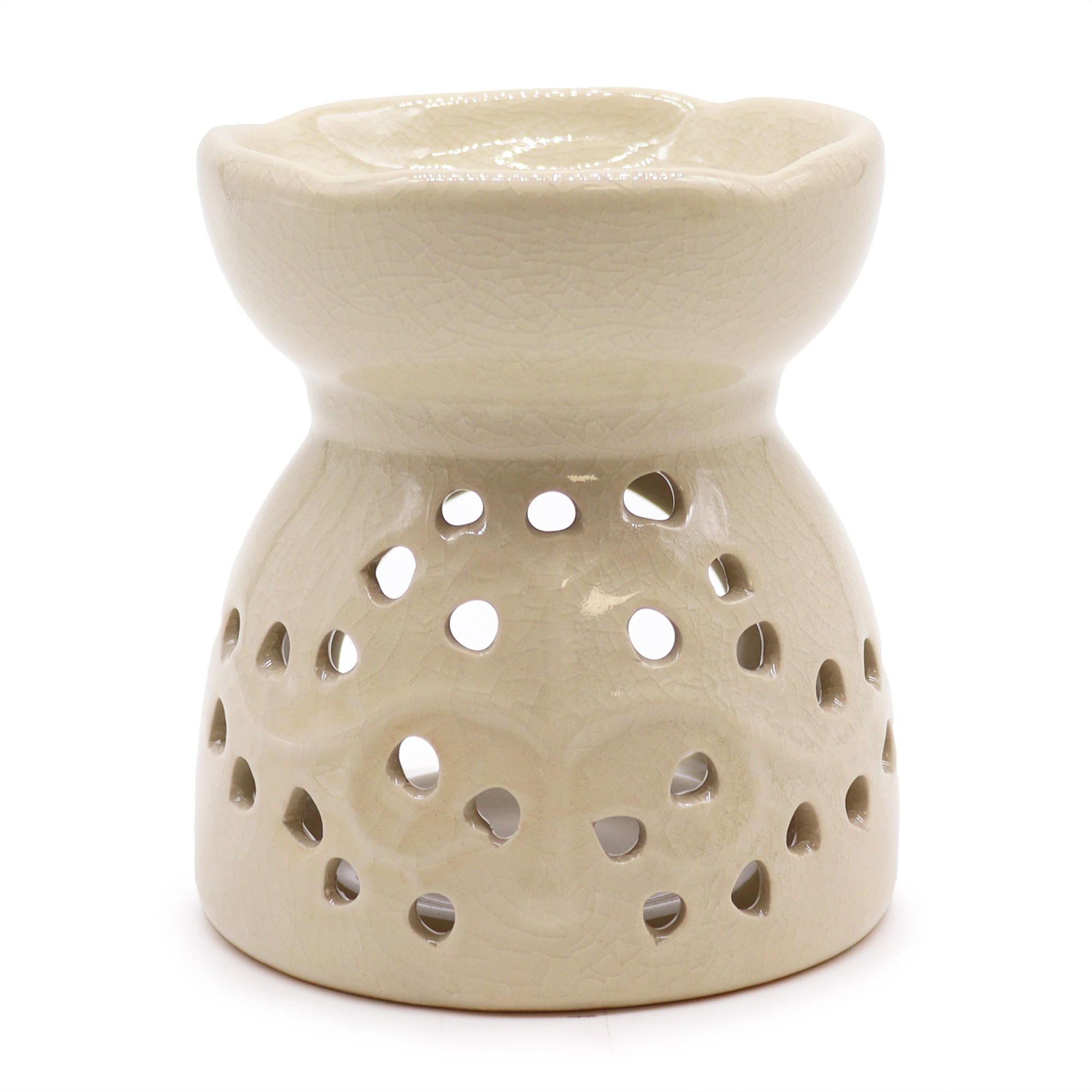 Quemador aromático Árbol de la Vida Crema
