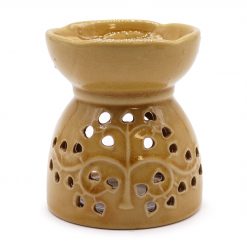 Quemador aromático cerámico Árbol de la vida – Miel