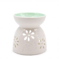 Quemador aromático clásico floral – Azul