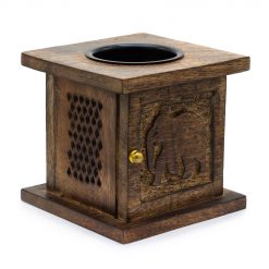 Quemador aromático de madera de mango – Elefante