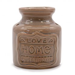 Quemador aromático grande Love Home Sweet Home – Gris