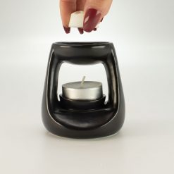 Quemador aromático Zen Negro pequeño - Imagen 3