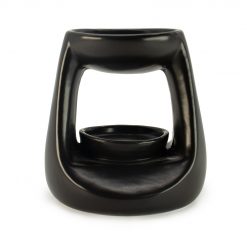 Quemador aromático Zen clásico pequeño – Negro mate