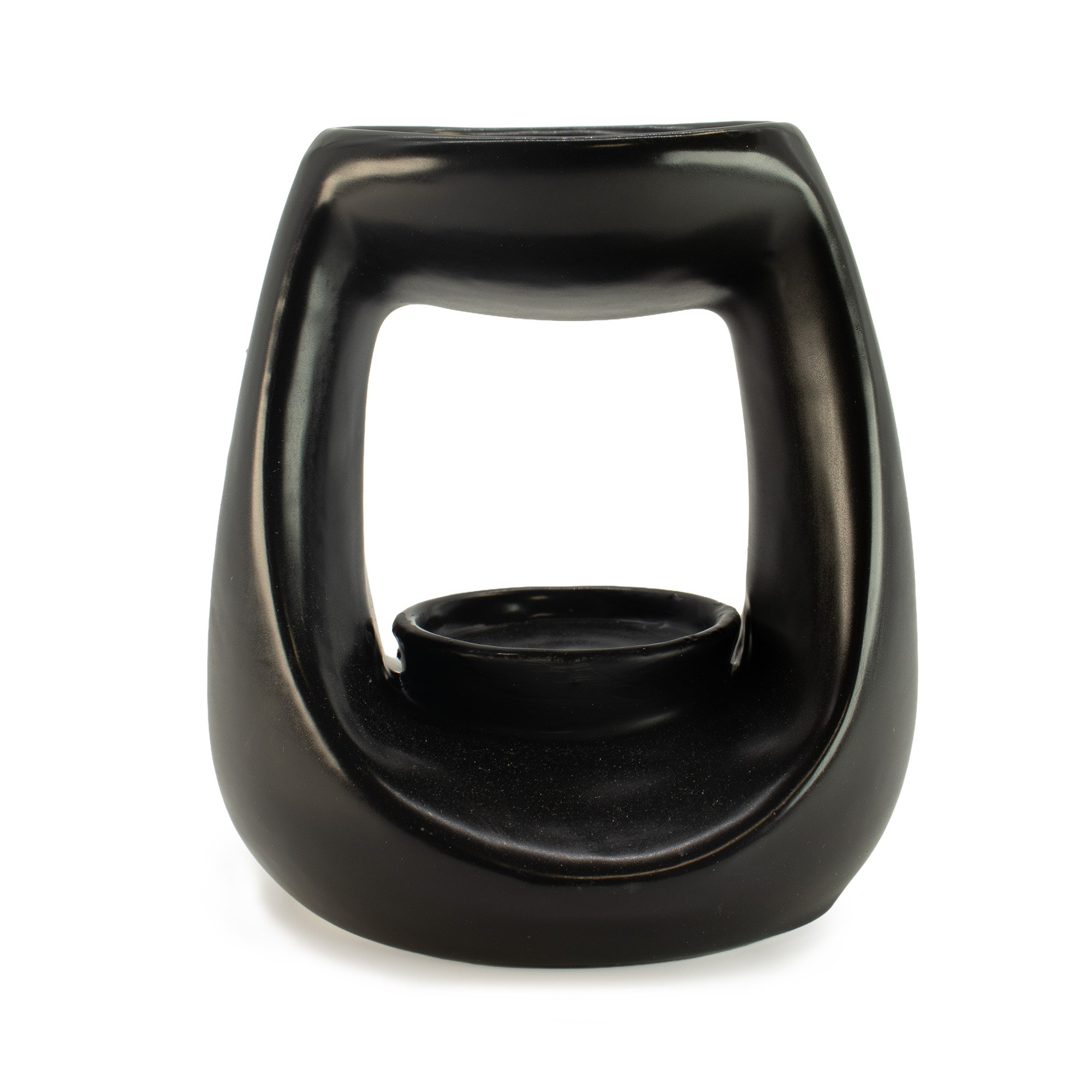 Quemador aromático Zen Negro grande
