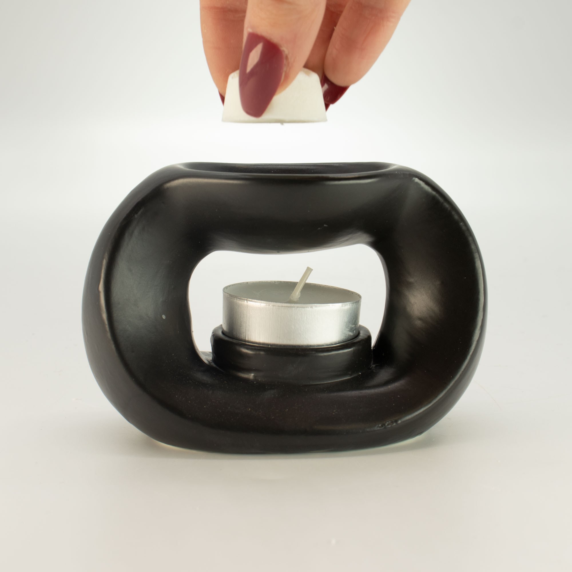 Quemador aromático Zen Negro - Imagen 2