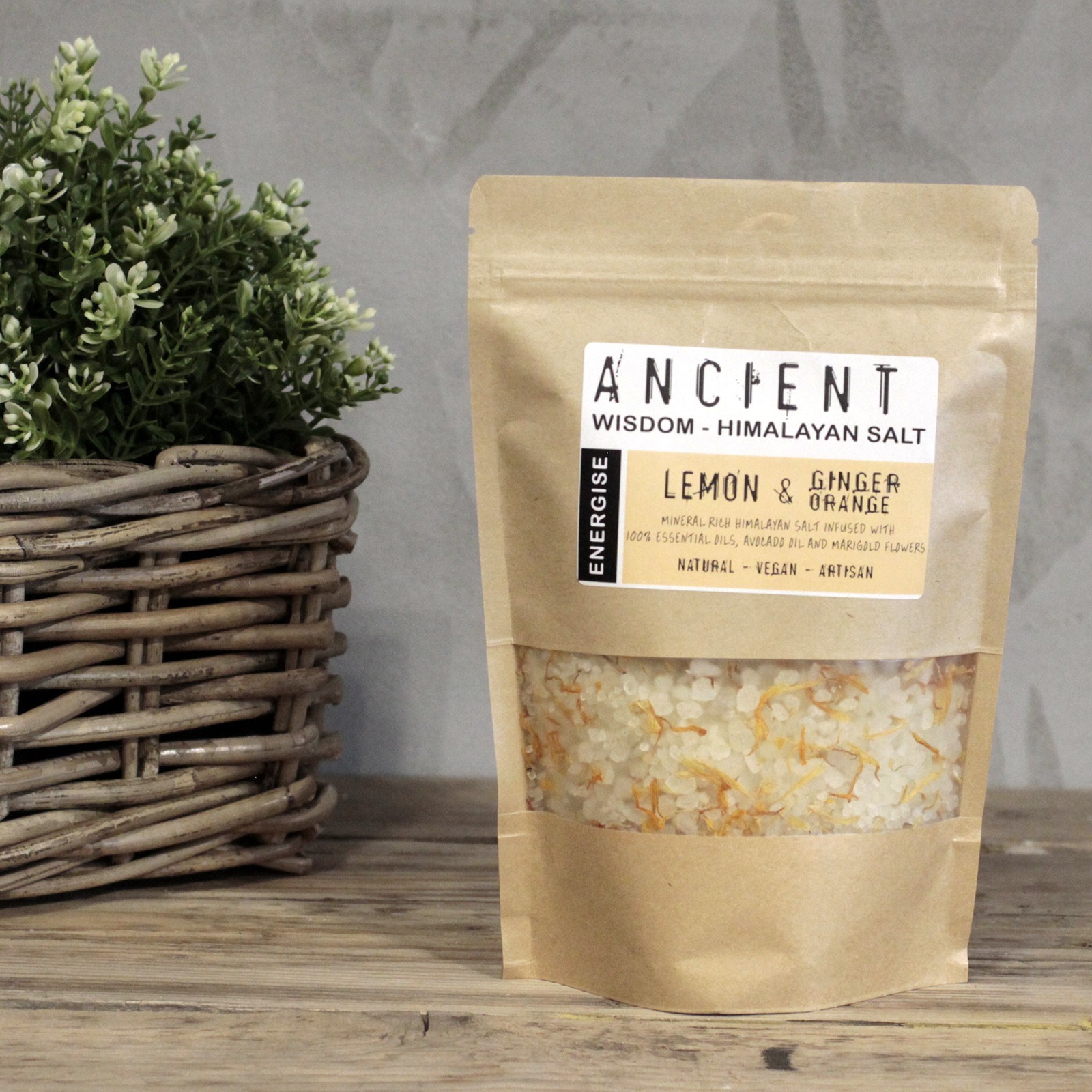 Sales de baño del Himalaya Energía (Boost) – limón, naranja y jengibre - Imagen 2