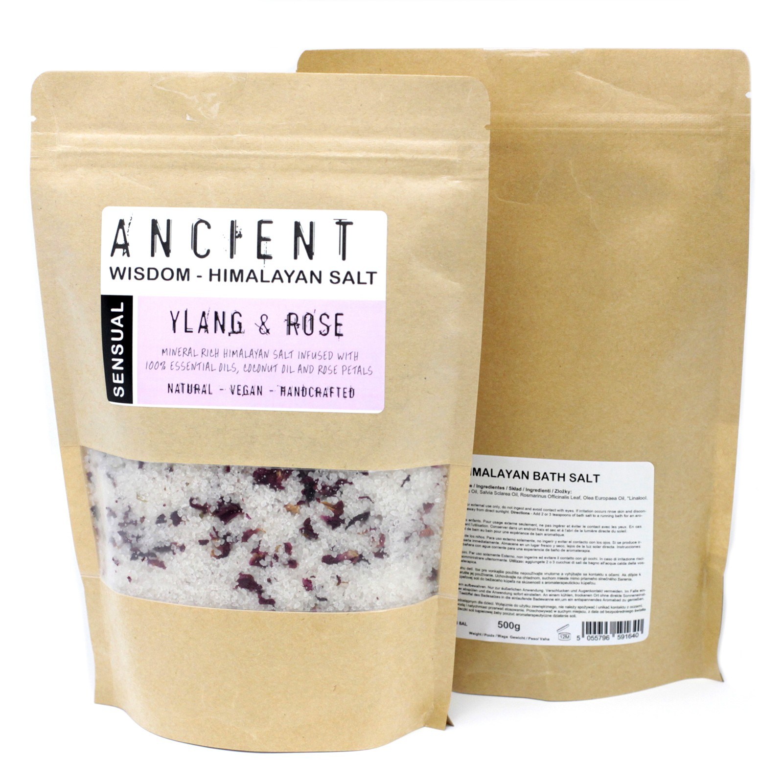 Sales de baño del Himalaya Sensual – ylang-ylang, coco y rosa