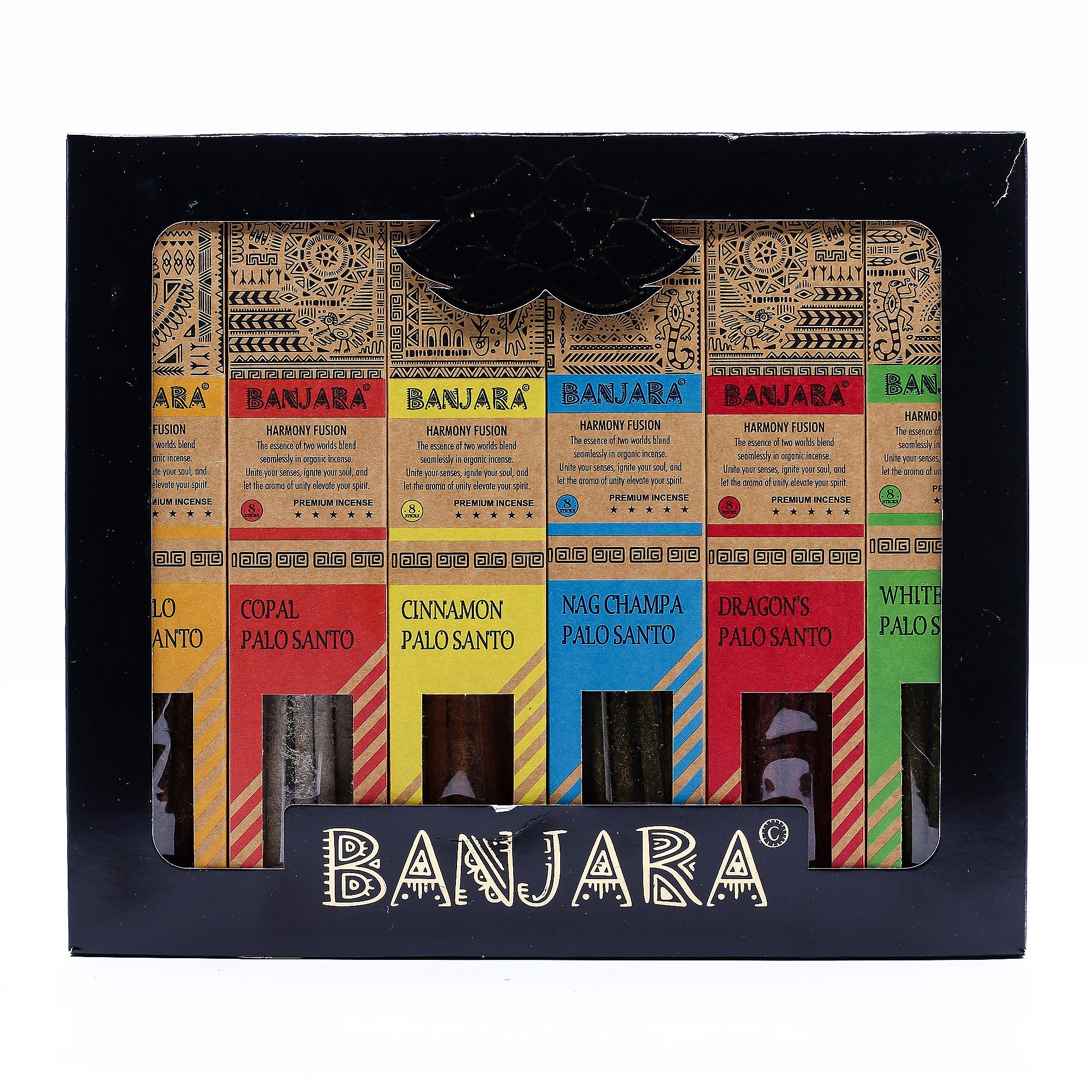 Set Banjara Palo Santo para sahumar – 6 cajas
