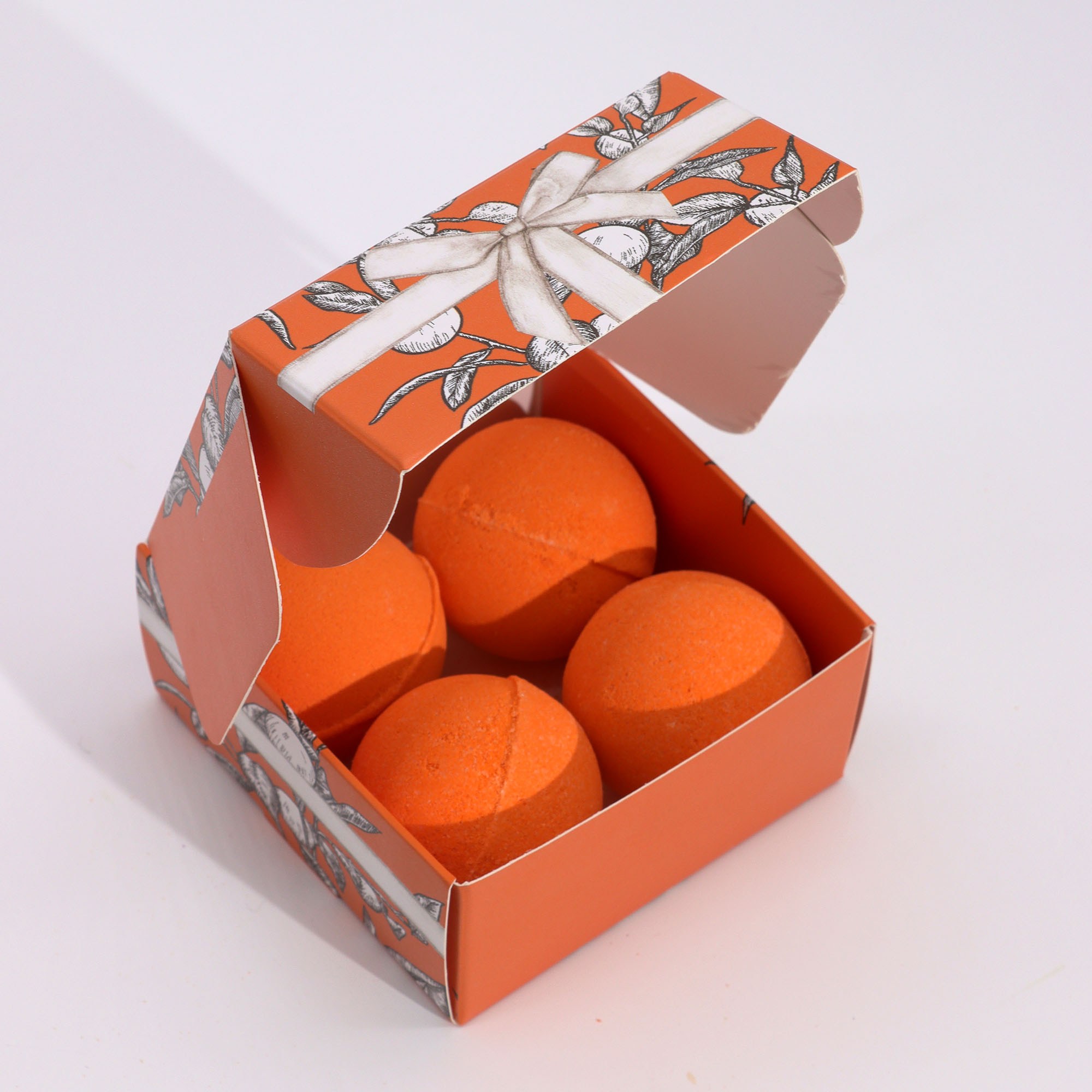 Set de 4 bombas de baño de naranja y limón con vitamina C - Imagen 2