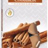 Set de 6 velas de té perfumadas – Canela