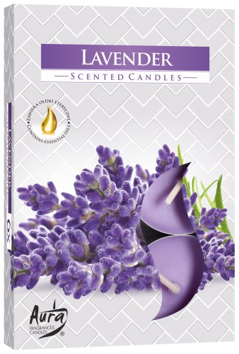Set de 6 velas de té perfumadas – Lavanda