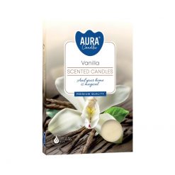 Alternative view of Set de 6 velas de té perfumadas – Vainilla