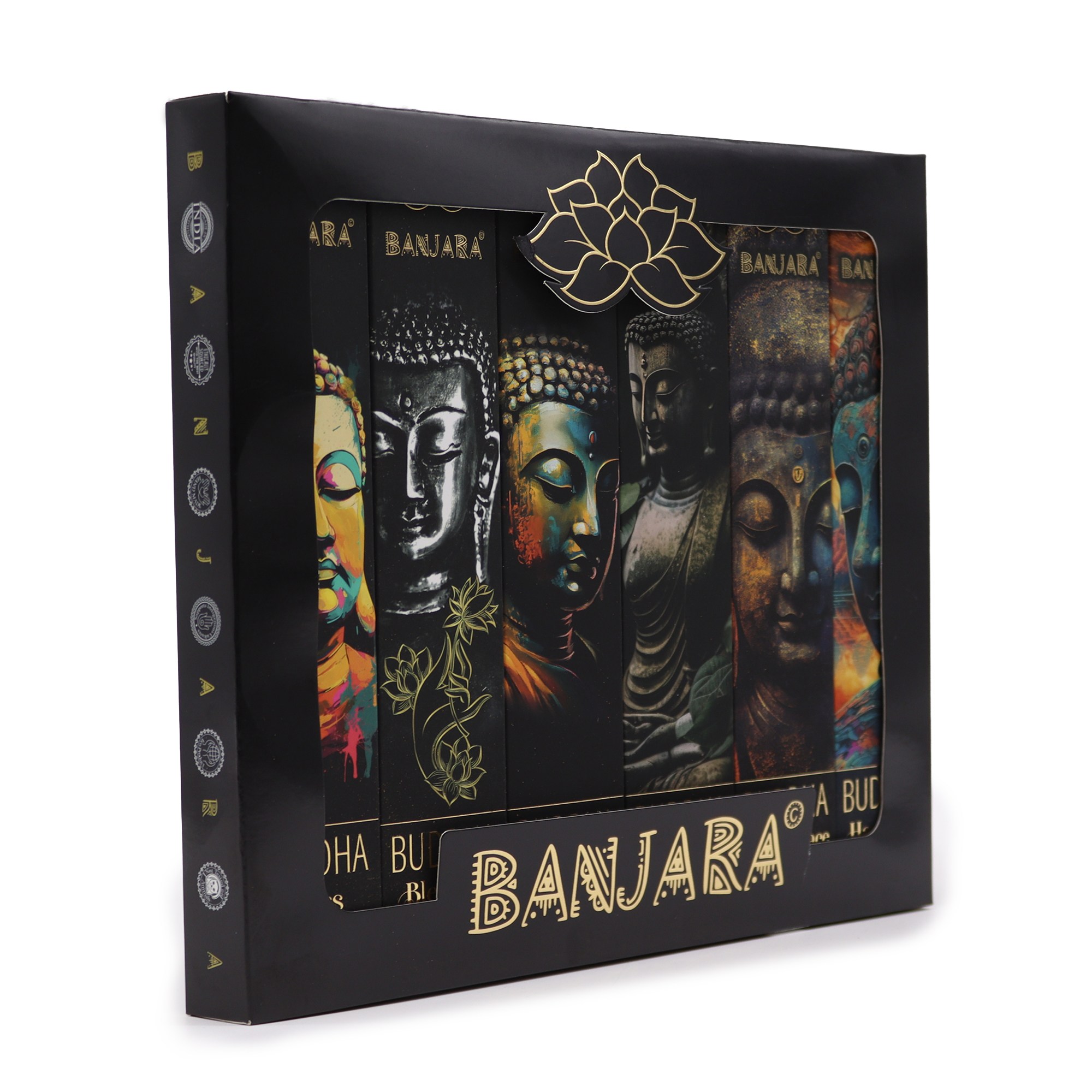 Set de inciensos Banjara Buddha – 6 Aromas