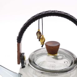 Alternative view of Tetera de vidrio Sistema Vapor Carbón con infusor – 1 L