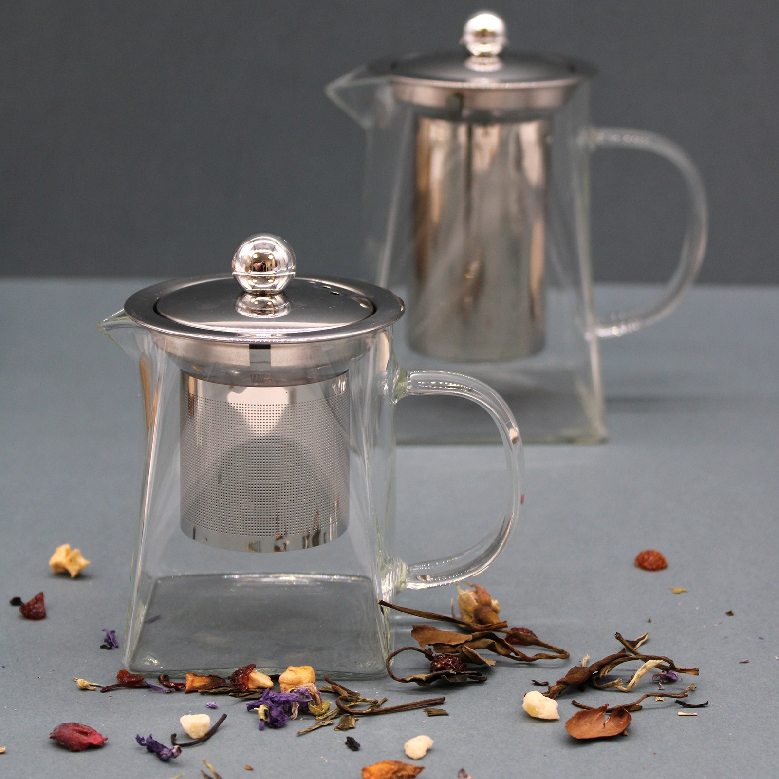 Tetera de vidrio Torre con infusor – 350 ml - Imagen 2