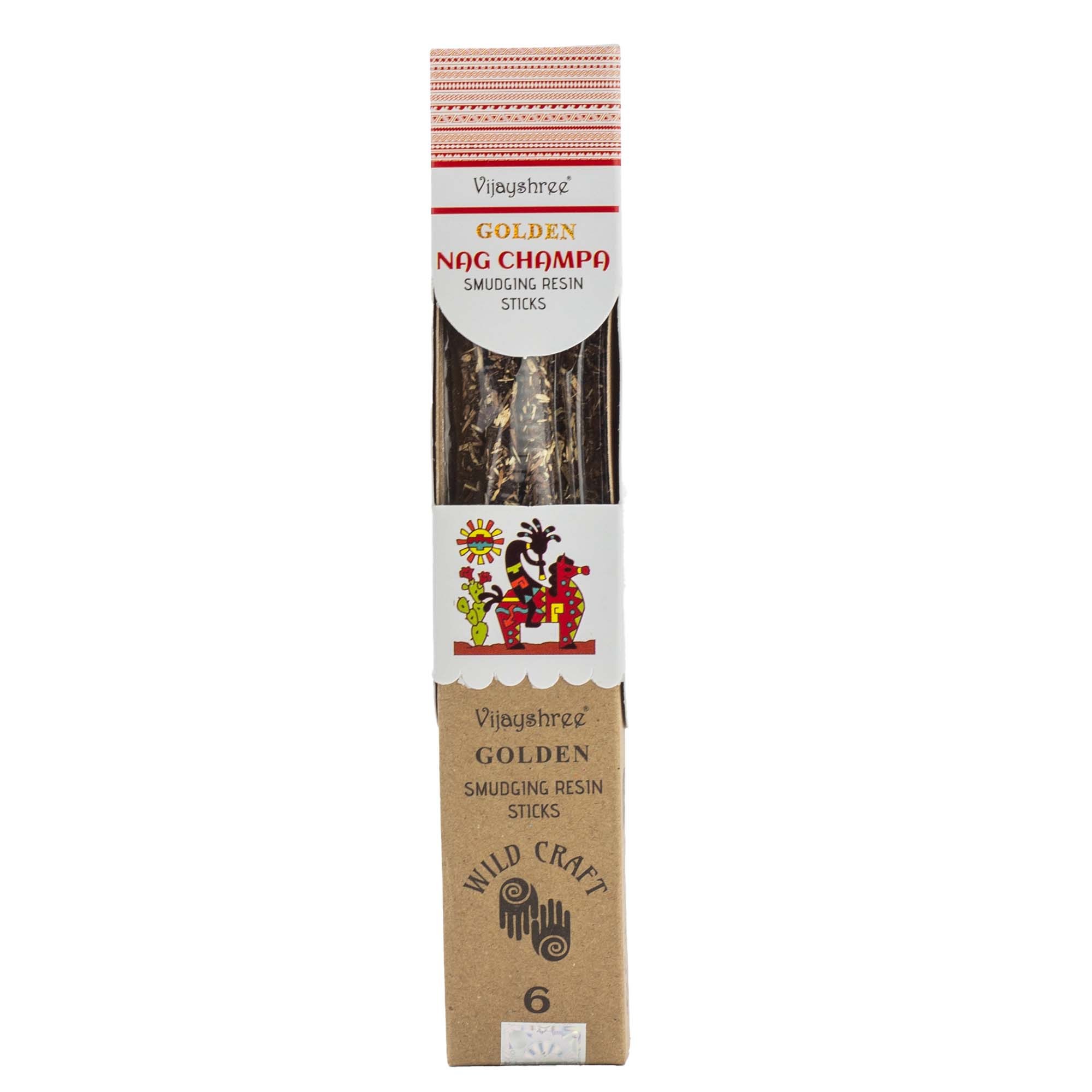 Varillas de resina dorada – Nag Champa