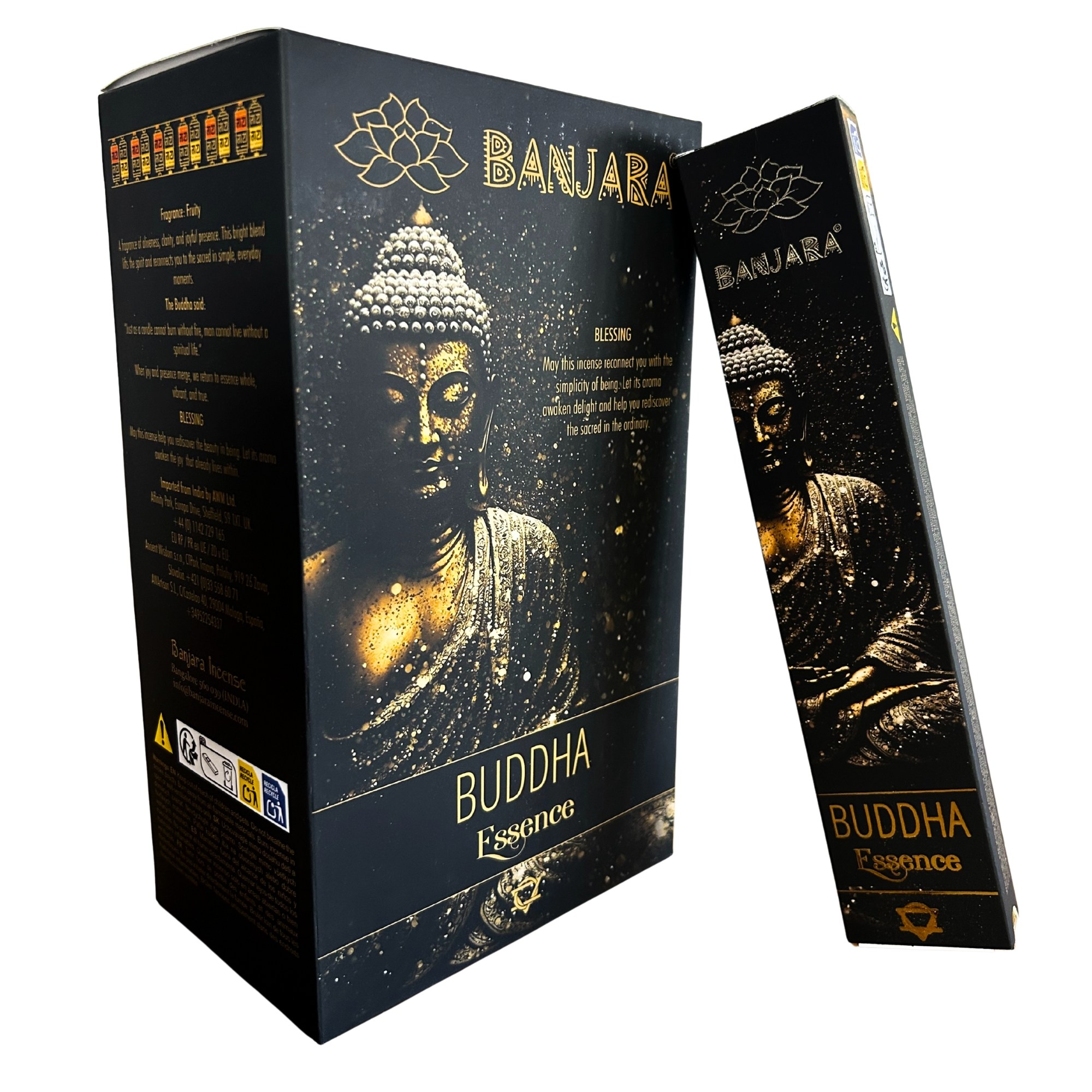 Varitas de incienso Banjara Buddha – Esencia
