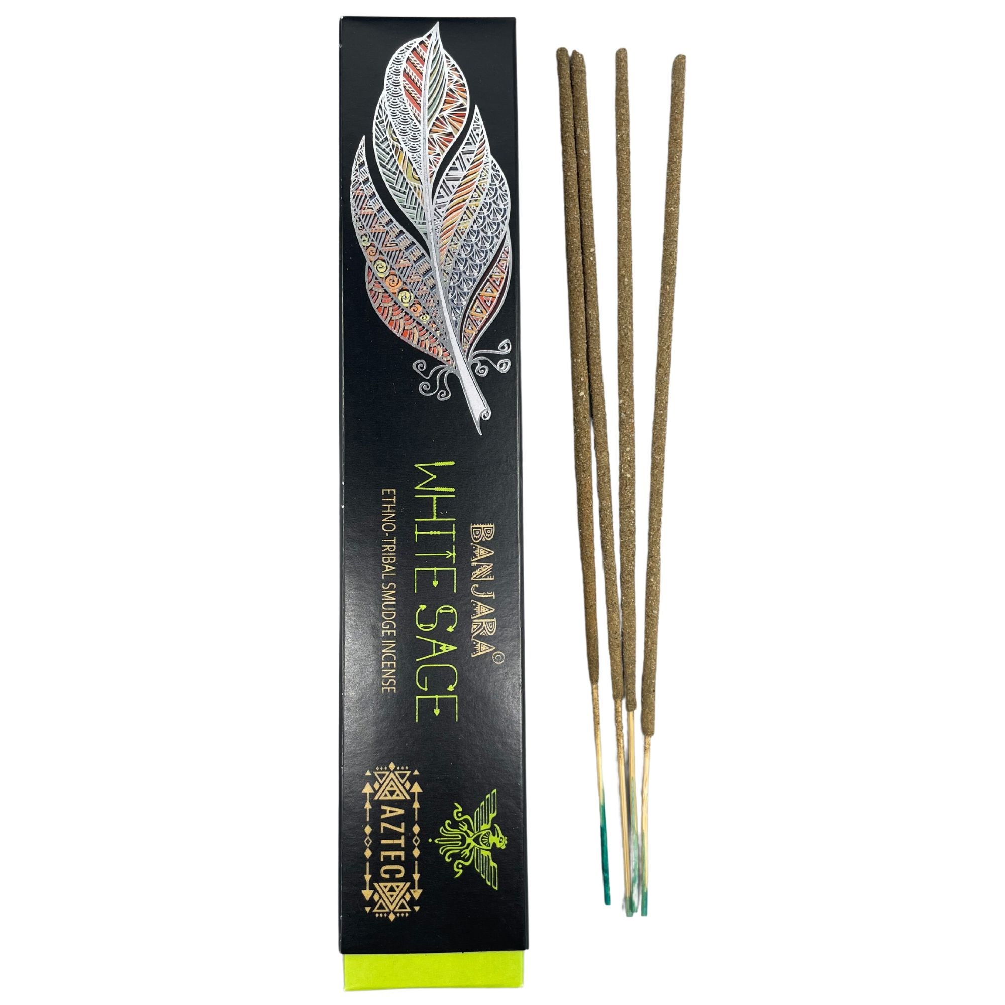Varitas de incienso Banjara Tribal Smudge – Salvia Blanca - Imagen 2