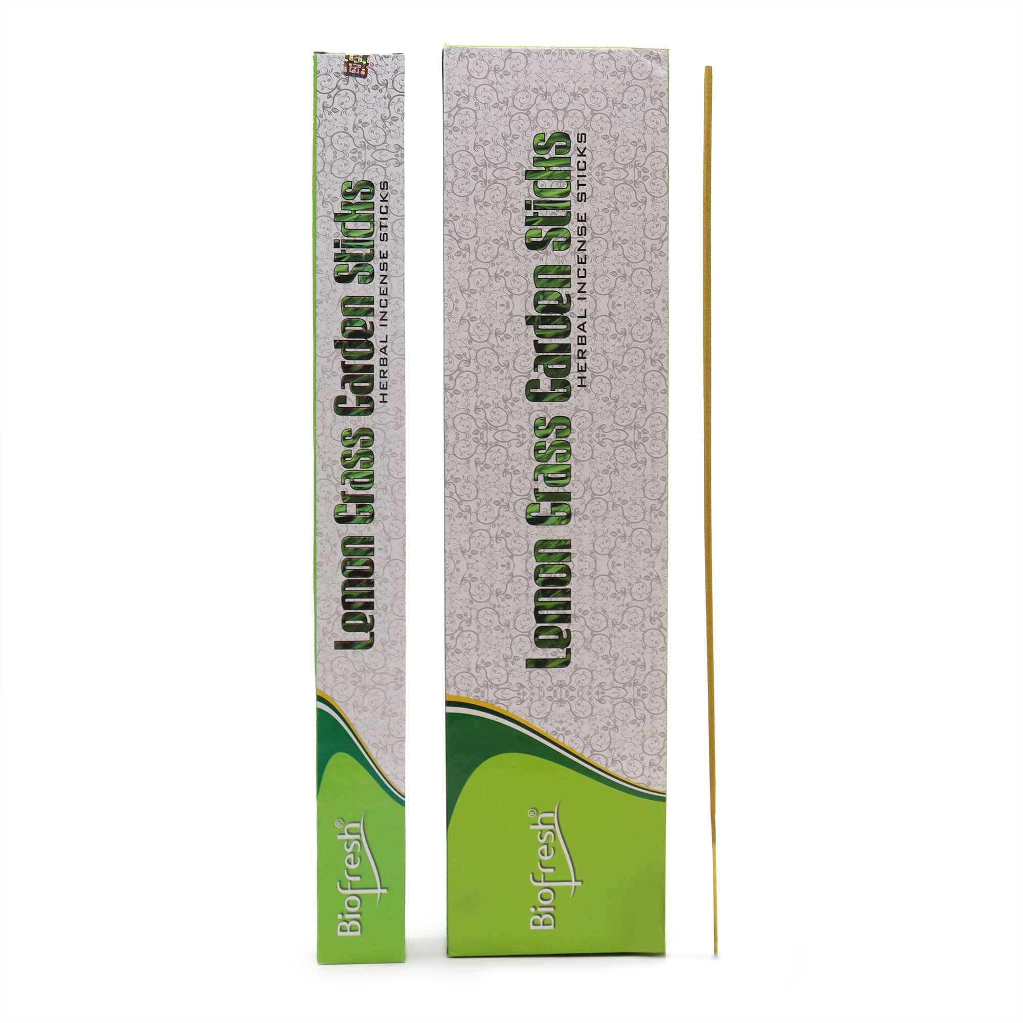 Varitas de incienso de jardín Biofresh – Limoncillo, 10 varitas de 50 cm