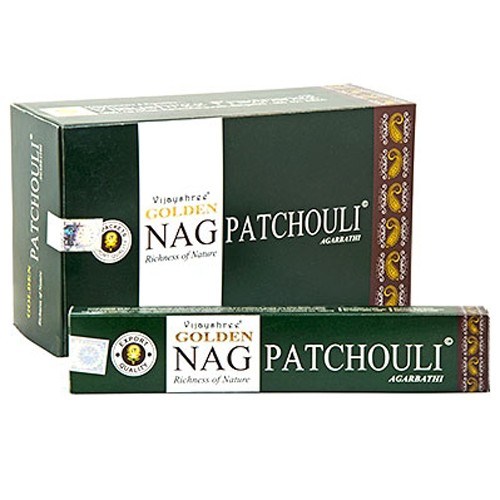 Varitas de incienso Golden Nag clásico – Pachulí