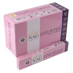 Varitas de incienso Golden Nag – Poción de Amor