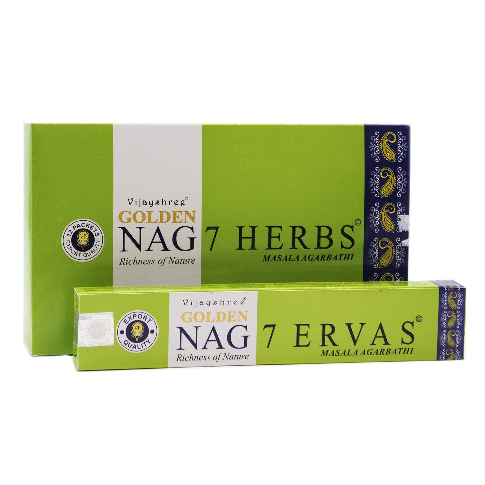 Varitas de incienso Golden Nag – Siete Hierbas