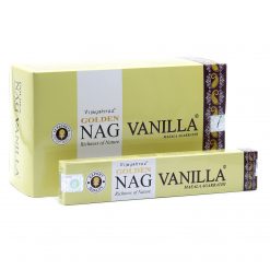 Varitas de incienso Golden Nag – Vainilla Dorada