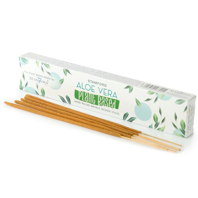 Incienso masala vegetal de Aloe Vera en varitas