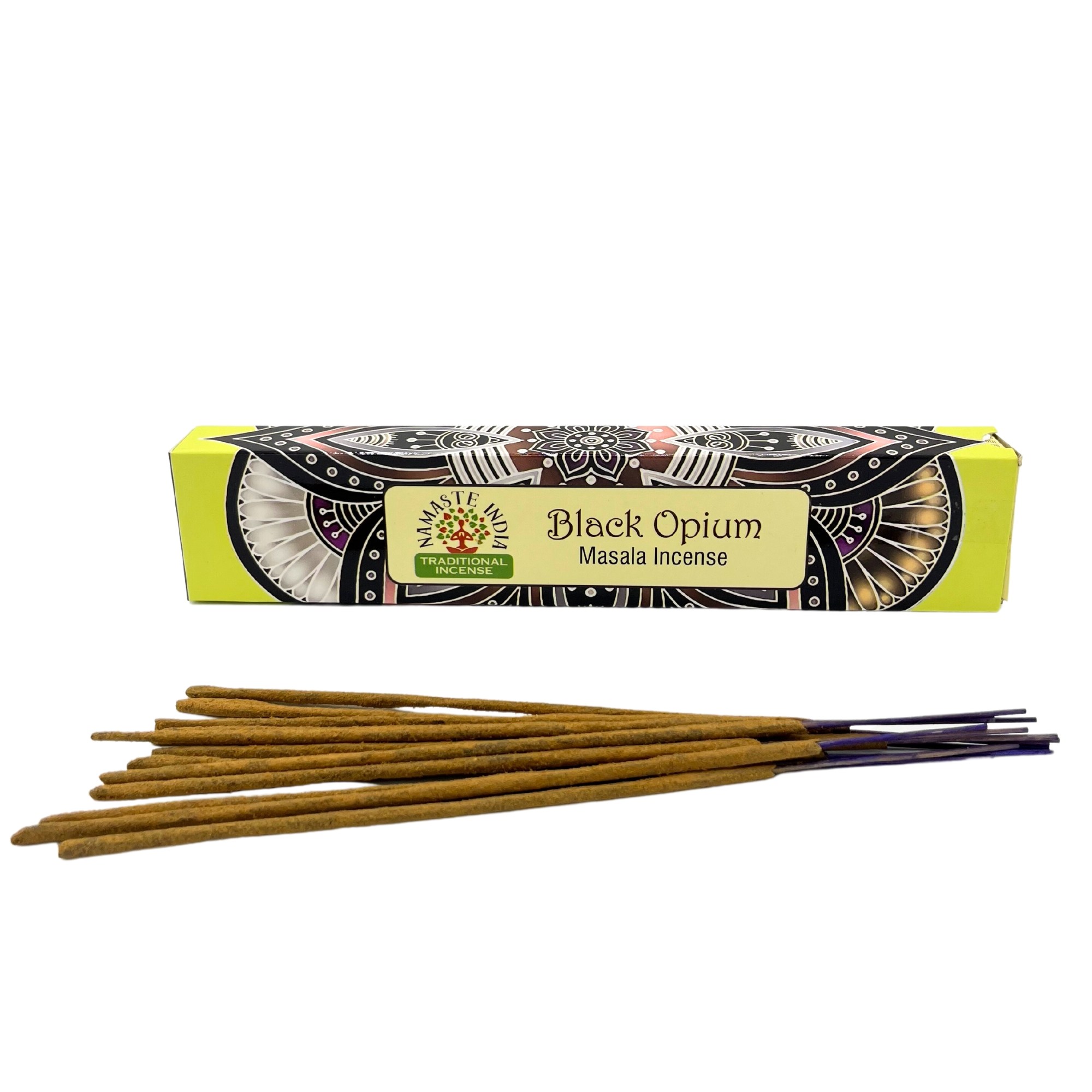 Varitas de incienso Namaste Mandala Masala – Opio Negro