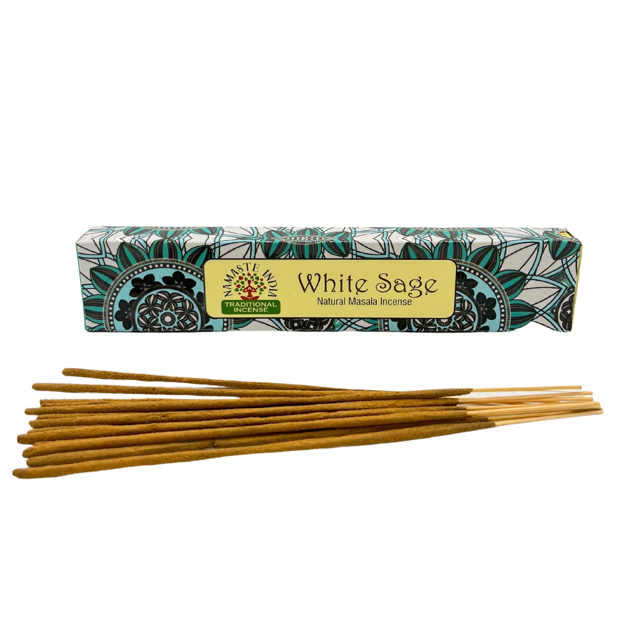 Varitas de incienso Namaste Mandala Masala – Salvia Blanca