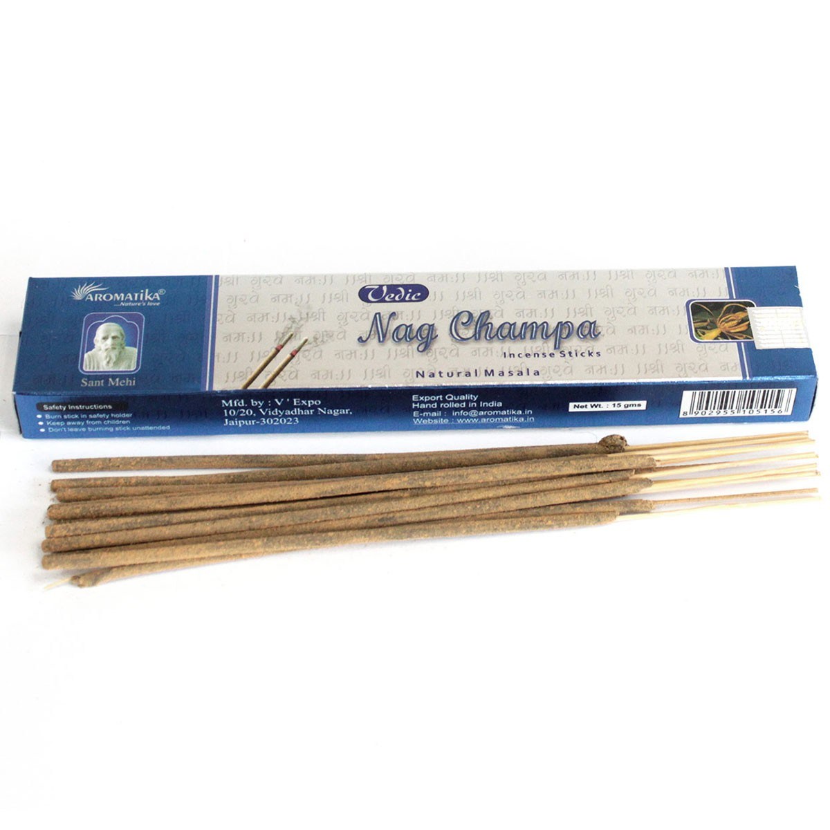Varitas de incienso Védico – Nag Champa