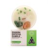 Vela con cristales de los chakras – Chakra corazón