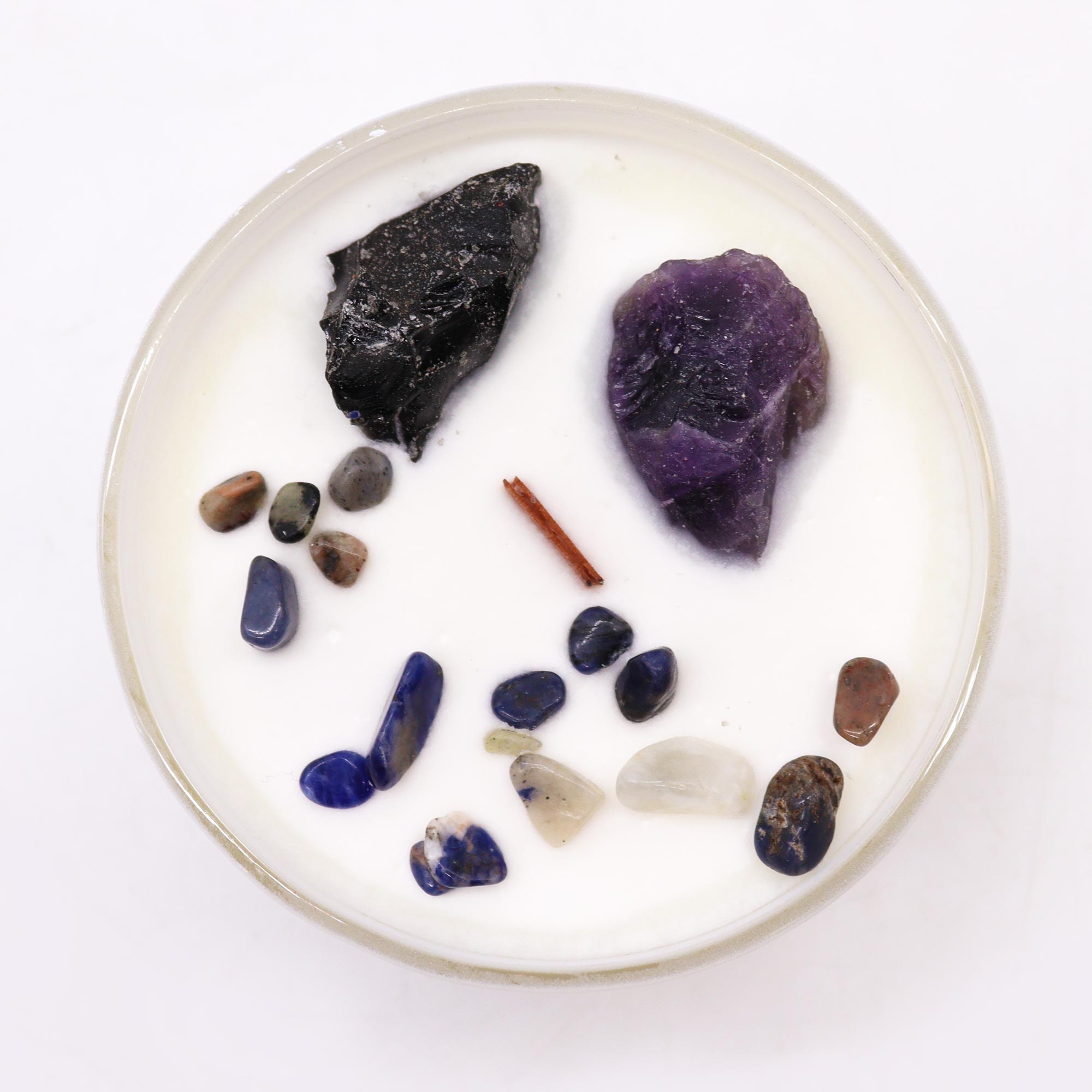 Vela con cristales de los chakras – Chakra del plexo solar - Imagen 3