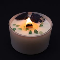 Vela con cristales de los chakras – Chakra garganta - Imagen 3