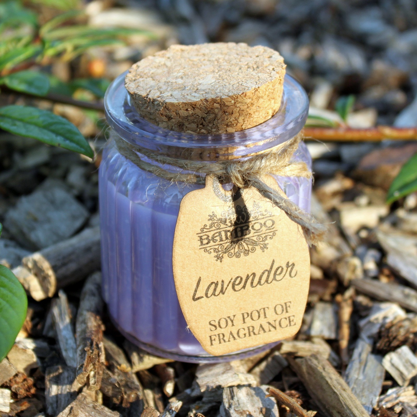 Vela de soja en tarro – Lavanda - Imagen 2