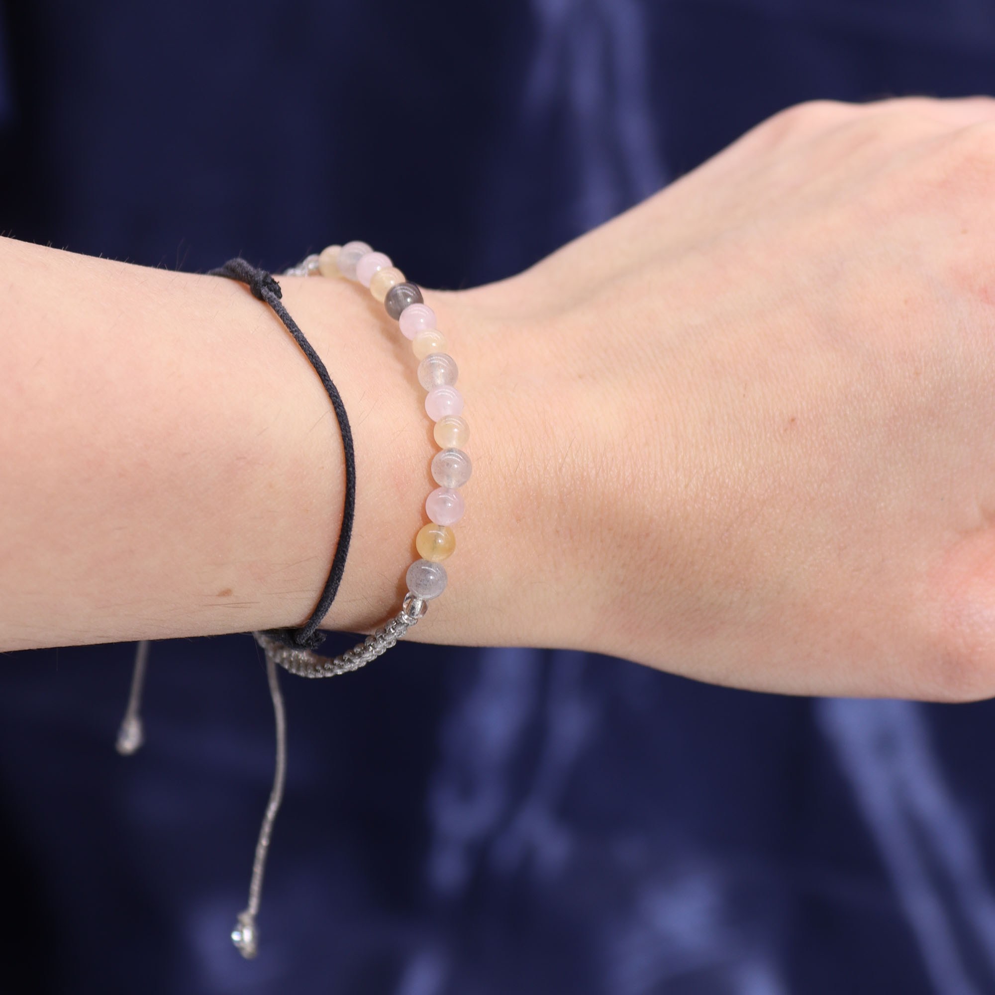 Vela del zodiaco con pulsera de piedras – Géminis - Imagen 3