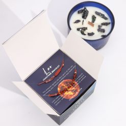 Alternative view of Vela del zodiaco con pulsera de piedras – Leo
