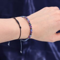 Vela del zodiaco con pulsera de piedras – Sagitario - Imagen 3