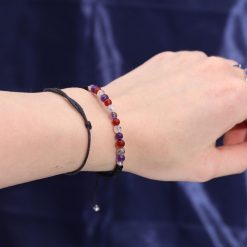 Vela del zodiaco con pulsera de piedras – Virgo - Imagen 3