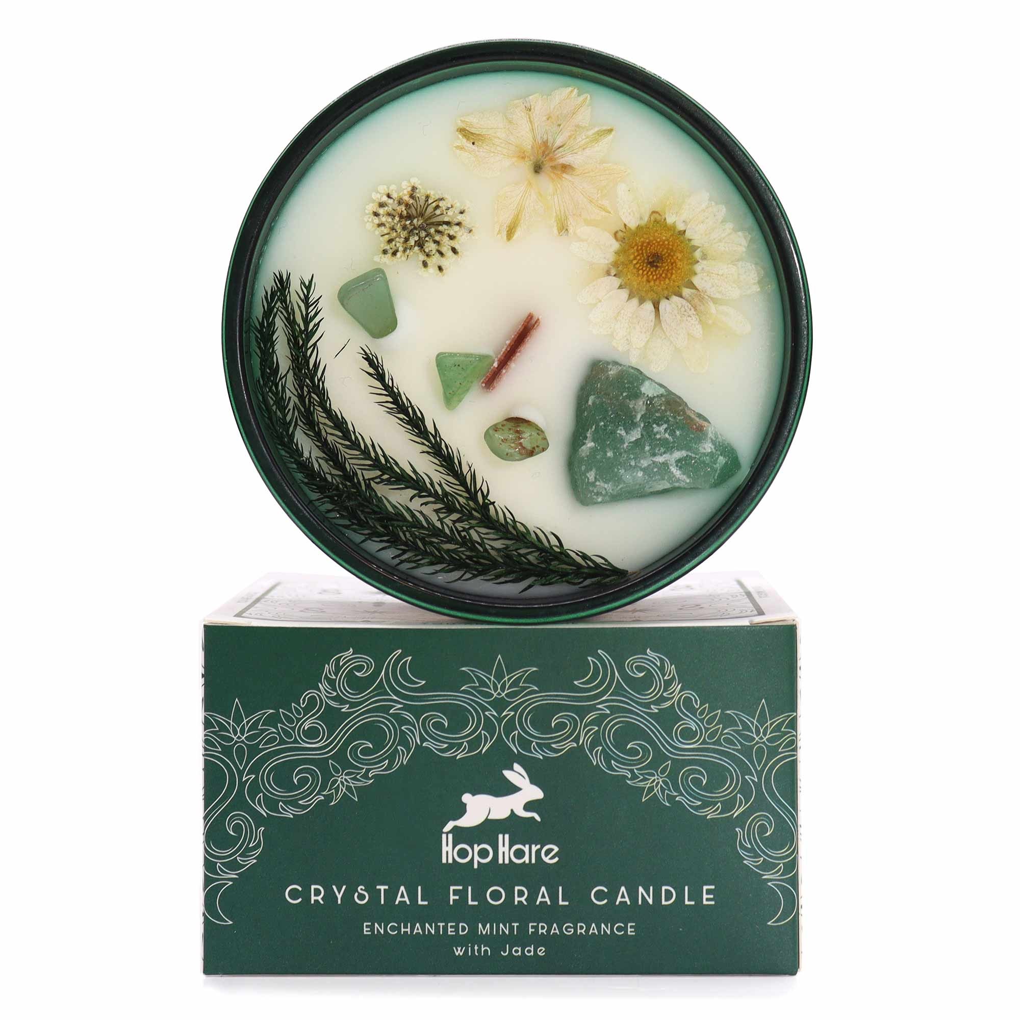 Vela Flor Mágica con cristales – El Mago