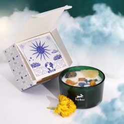 Vela Flor Mágica con cristales – El Sol - Imagen 3