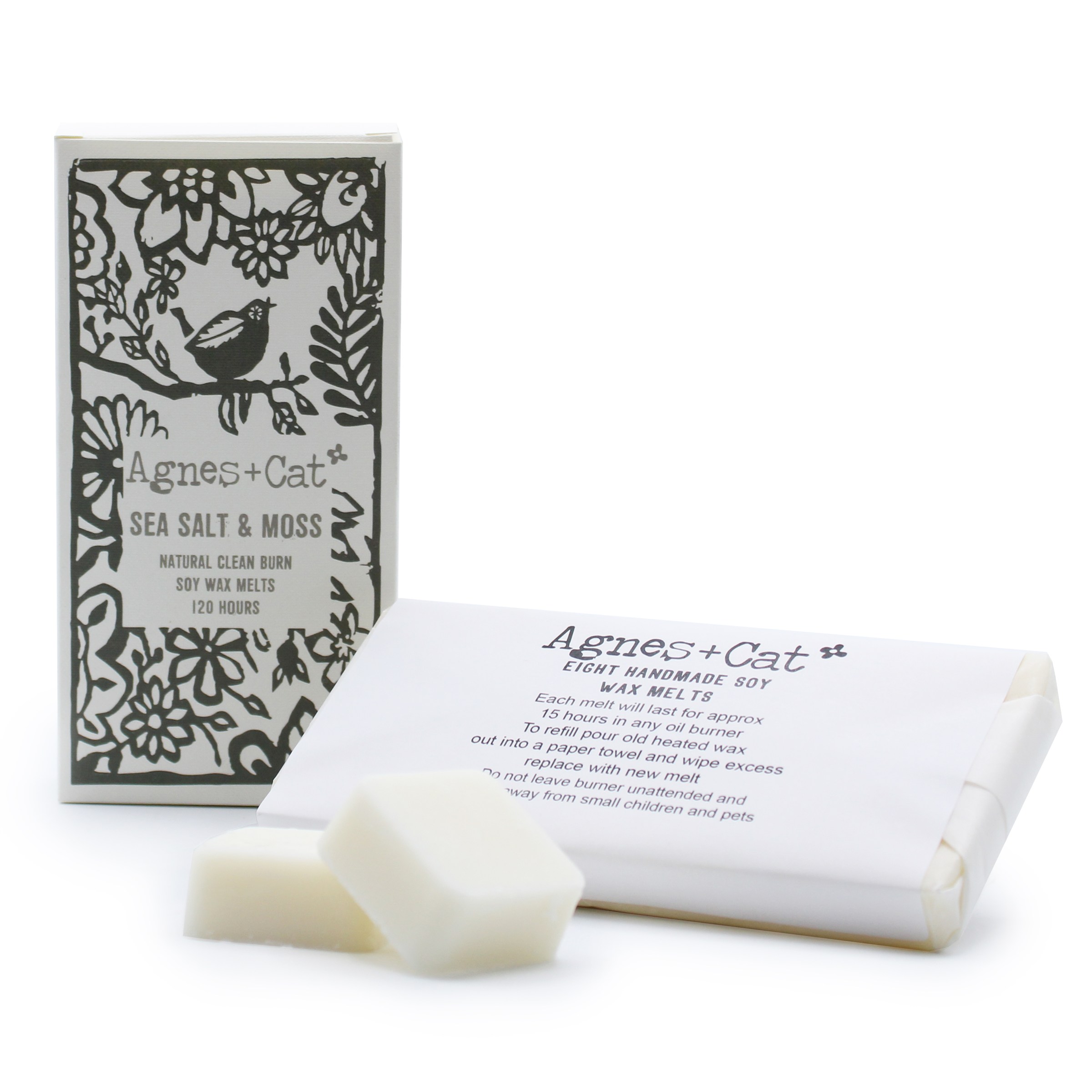 Wax melts Agnes + Cat – Sal marina y musgo