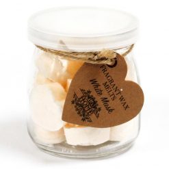 Alternative view of Wax melts de soja en frasco – Almizcle blanco