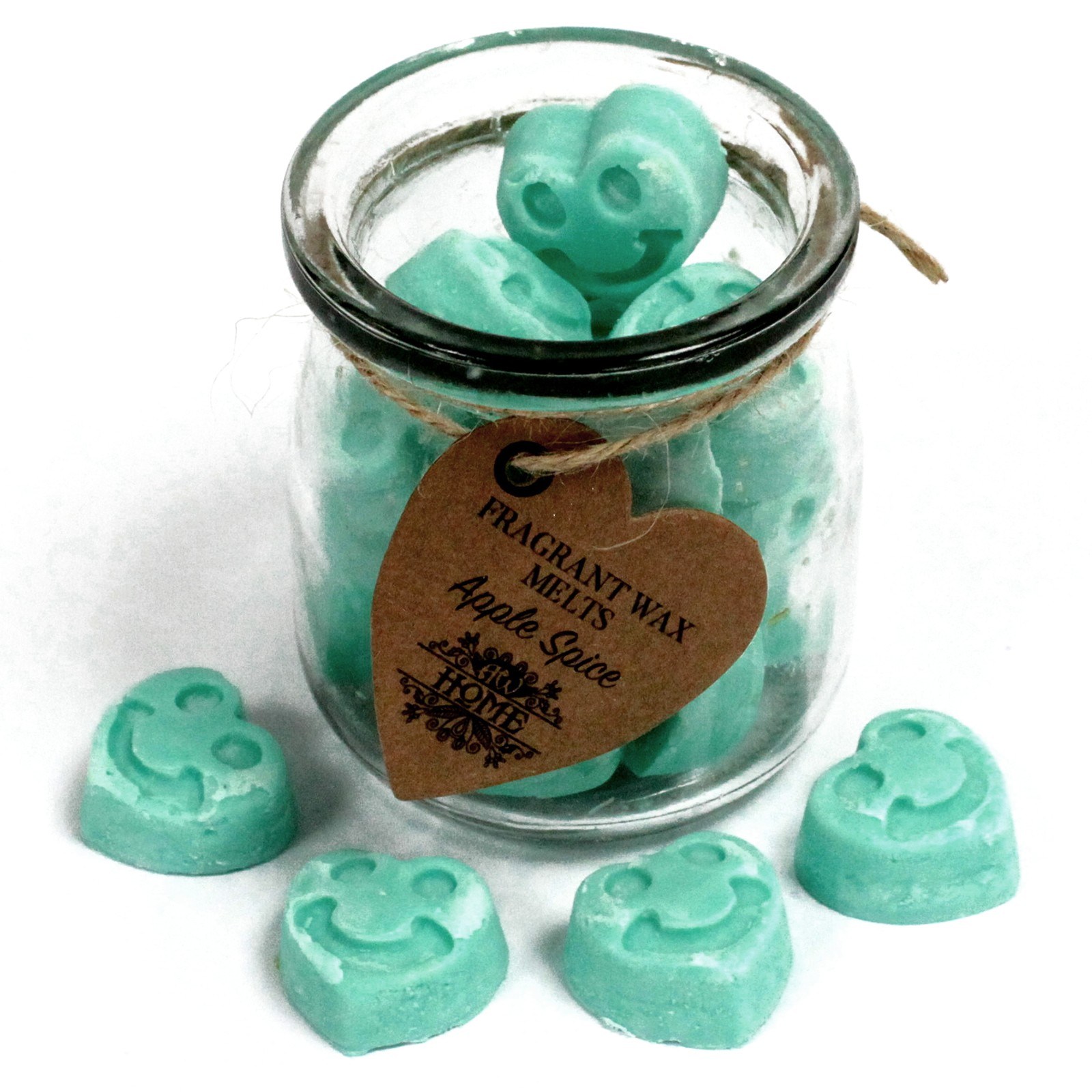 Wax melts de soja en frasco – Manzana